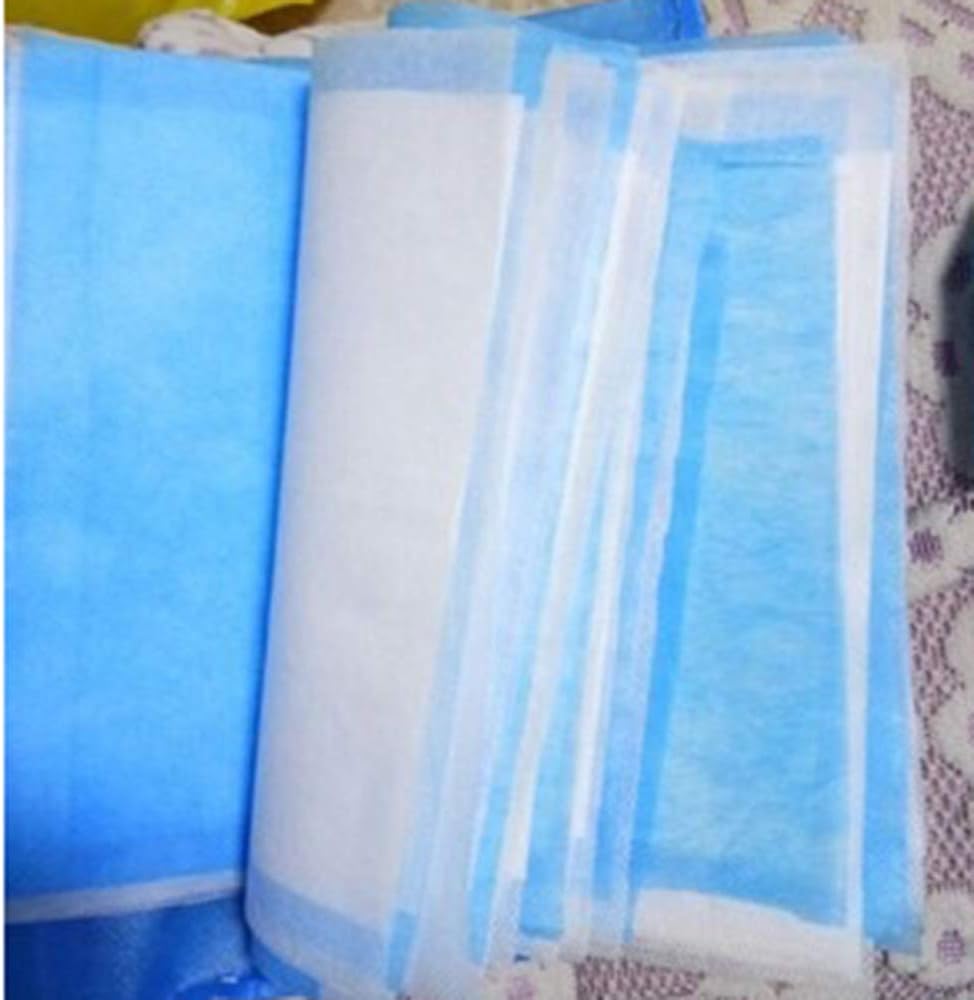 Cloth High Static Blue spunbond Fabric, White Waterproof meltblown Fabric, Three-Layer Handmade kit with Ear Straps and Nose Bridge