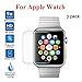 3-Pack Tempered Glass Screen Protector for Apple Watch Series 1/2/3 (42mm)