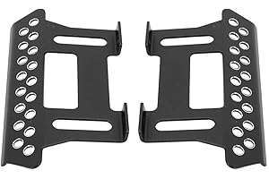 2Pcs Pedal Plate, 65mm/2.6i RC Car Pedals Side Board Aluminium Alloy Side Running Foot Steps Plate Axial Footplate Spare Part
