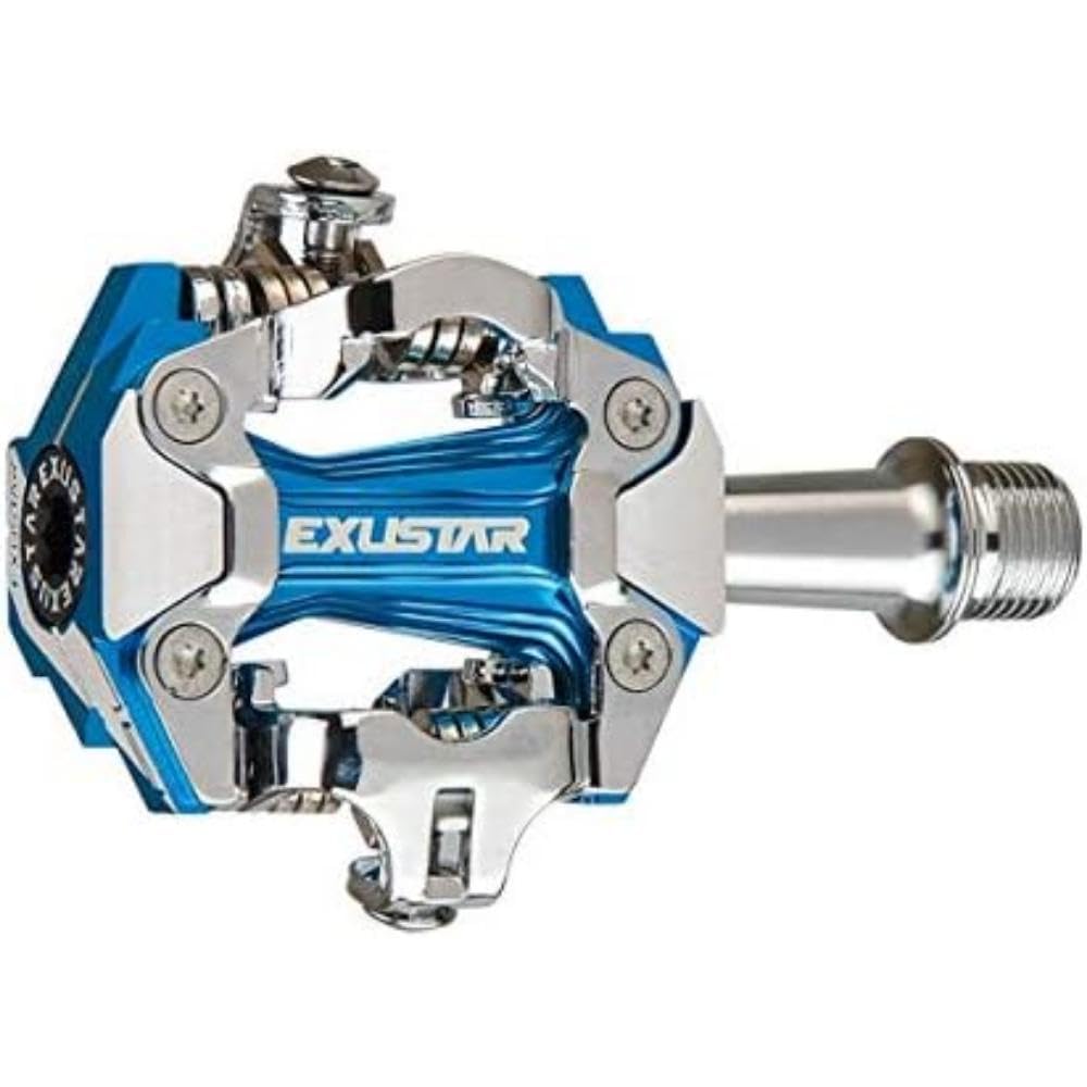 Exustar MTB PM230 Unisex Adult Cycle Pedal, Anodised Blue, 162g