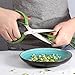 Herb Scissors, Kitchen Shears, Besiva 5 Blades Stainless Steel Multipurpose Vegetable Scissors with Cleaning Brush, Ideal for Snipping Herbs, Office Shredding Paper, Art Handmade Papercut