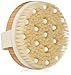 Dry/Wet Body Brush by Touch Me - Natural Boar's Bristle - Remove Dead Skin And Toxins, Cellulite Treatment,Exfoliates, Stimulates Blood Circulation, Massage 2-in-1 (1 pack)