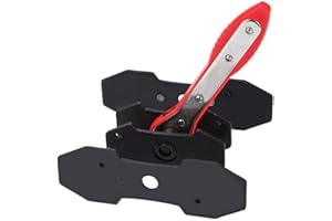JOJOY LUX Brake Caliper Press Tools, 360 Degree Automotive Swing Ratchet Expander Wrench Brake Pad Spreader Tool with Extra 2PCS Large Plates for Single Twin Quad Sextuplet Piston Disc Brake Caliper