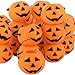 EOOUT 24Pack Mini Pumpkin Buckets and 30Pcs Plastic Spiders - Halloween Trick or Treat Bags for Halloween Home Décor