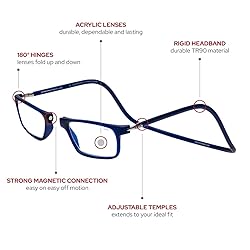 Clic Magnetic Reading Glasses for Men or