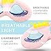 Nipoo 2 Pcs Cute Girl Eye Mask Cover for Sleeping, Princess Crown Travel Eye Shades Sleep Blindfold Mask（Pink + SkyBlue）
