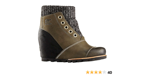 sorel sweater wedge boot