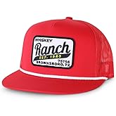 WHISKEY BENT HAT CO. The Cogburn Adjustable Hat (Red)