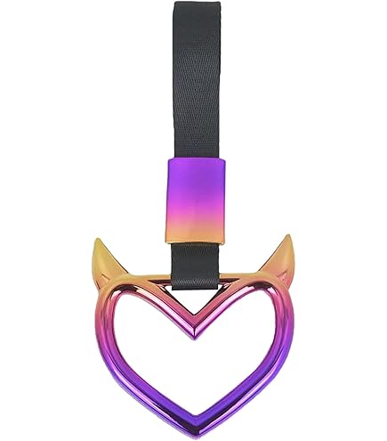 Tsurikawa Anneau Coeur JDM Train Bus Poignée Main Sangle Drift Charme Sangle Drift