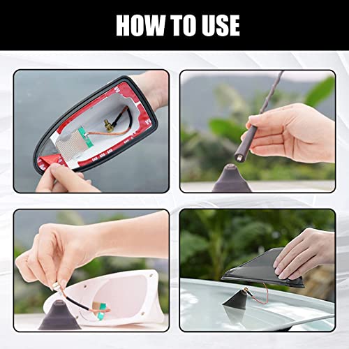 thumbnail image 2 of Universal Black Self-Adhesive Dummy Antenna - Pack Of 1 (8.27 Inch) 2 of 5