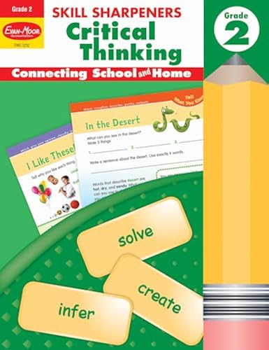 Evan-Moor Skill Sharpeners Critical Thinking, Grade 2 Workbook, Problem ...