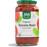 365 by Whole Foods Market, Organic Tomato Basil Pasta Sauce, 25 Ounce