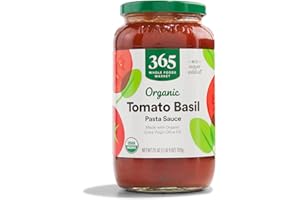 365 by Whole Foods Market, Organic Tomato Basil Pasta Sauce, 25 Ounce
