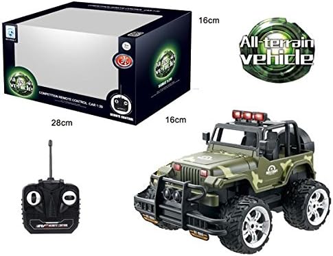 Kids R/C Army Military Camouflage Jeep Remote Control Toys Ideal Gift For Little Ones New