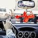Divya Mantra Car Decoration Rear View Mirror Hanging Accessories Orange Flying Hanuman