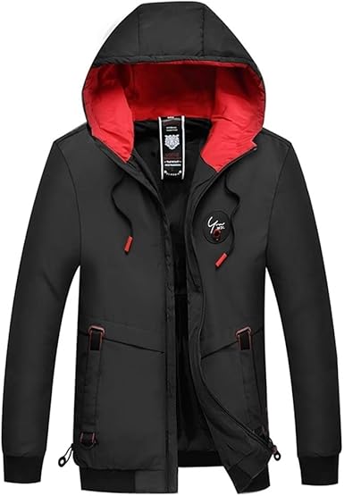 men's classic hooded puffer jacket