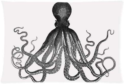 Caiemreo Octopus Rectangle Bed Pillow Cases (two sides)