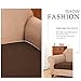 CHUN YI Stretch Chair Couch Cushion Cover for Armchair, Individual Sofa Seat Cushion Covers for Chairs, Slipcover Replacement with Spandex Jacquard Fabric(Small,Coffee)