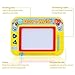 RIZUIEI Magnetic Drawing Board,4 Color Zone Erasable Colorful Magna Doodle Toys Writing Sketching Pad - Boy Girl Painting Learning Birthday Gift Present