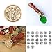 Classic Wooden Letter K Alphabet Letter Initial Wax Classic Sealing Wax Seal Stamp