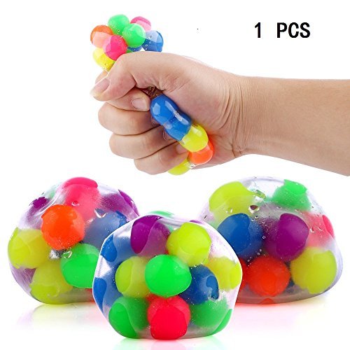 EDsportshouse Fidget Sensory Toy Set,DNA Stress Relief Balls-Rainbow Magic Cube Ball-Liquid Motion Bubbler Timer-Strechy String Fidget Hand Toys For Kids & Adults With ADHD Autism Anxiety