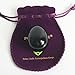 Polar Jade Drilled Obsidian Egg, Entry Level Affordable, Medium Size (43x30mm)