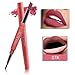Honhui Miss Rose Womens Double-end Lasting Waterproof Lip Liner Lipstick Pencil 8 Color (G)