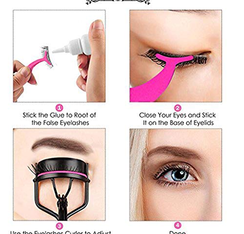 WONdere Eyelash Curler Professional Suits The Long Term Eyes Natural 5+1spare pads (B)