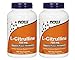 NOW Foods L-Citrulline 750 mg, 180 Capsules (2 Pack)