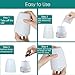 Essential Oil Diffuser, Aroma King Portable Ultrasonic Aromatherapy Cool Mist Aroma Humidifier with 7 LED Changing light colors, Auto Waterless Shut Off and Adjustable Mist
