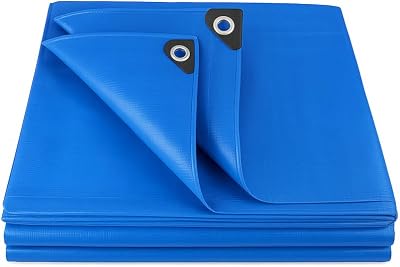 UR CHOICE 2M x 3M Blue Heavy Duty Tarpaulin Waterproof Sheet Ground Cover Tarp