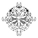 PEACOCK JEWELS 1.5mm Round-Cut-Diamond and 18K White Gold Nose Ring/Pin/Stud (6.4mm |22G)