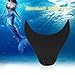 GOALUKK Mermaid Tails with Monofin for Swimming,Training Diving Fins Swim Fins for Kids and Adults(Black) (Small-fit for kids(17.718.512.2in))