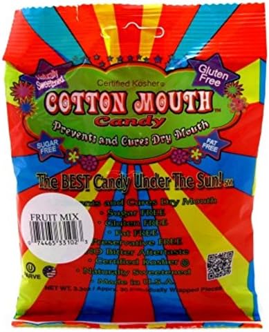 Cotton Mouth Candy Fruit Mix Bag 3.3oz (3 Pack)