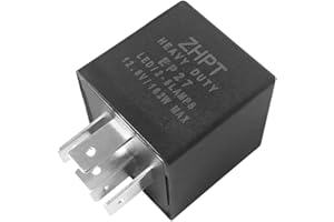 AMFRNE EP27 LED Flasher Relay 5 Pin Fit for Ford Explorer 1995-2010 | Expedition 2003-2011 | Excursion 2000-2005 | LED Electronic Turn Signal & Hazard Warn Realy, Stop Hyper Flash, EP27 Flasher Relay