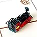 Hunger Handmade 3D Pop Up Train Birthday Cards Creative Greeting Cards Papercraft (Q513201)