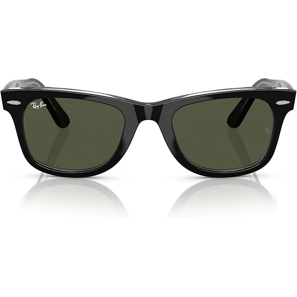 Amazon.com: Ray-Ban RB2242 Wayfarer Oval Sunglasses, Black  display picture 2