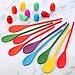 Boao 24 Pieces Egg and Spoon Race Game，12 Eggs and 12 Spoons ， Fun Game for Kids Parties, Birthdays, Family Outings