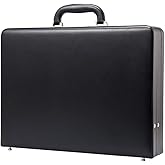 Briefcase Hard Attachment Briefcase for Men & Women/Thin Hardside Laptop Case with Combo Lock