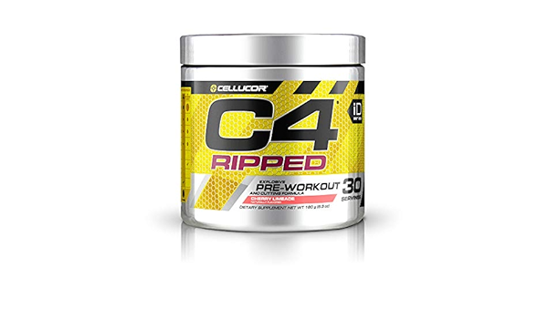 Cellucor C4 Ripped Pre Workout Powder Thermogenic Fat Burner Metabolism Booster For Men Women With Green Coffee Bean Extract Cherry Limeade 30 Servings Buy Online At Best Price In Uae