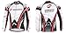sponeed Men's Cycing Jersey Spring Biking Bicycle Shirt Bike Tops US XXL Multi Red