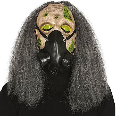 Zombie Man Nuclear Gas Mask Hazmat Chemical Apocalypse Adult Halloween Fancy Dress