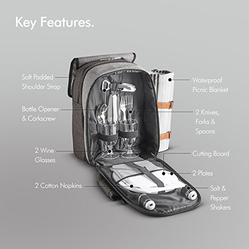 3 VonShef+Premium+Outdoor+Backpack+Blanket