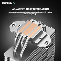 DeepCool AK400 CPU Air Cooler 220w TDP 6mm x 4