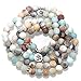 SEVENSTONE 8MM 108 Mala Beads Charm Bracelet for Men Women Yoga Bracelet Necklace Father's Day