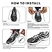 CalMyotis Elastic Shoe Laces for Kids and Adults, No Tie Shoelaces with Metal Turnbuckle for Sneakers