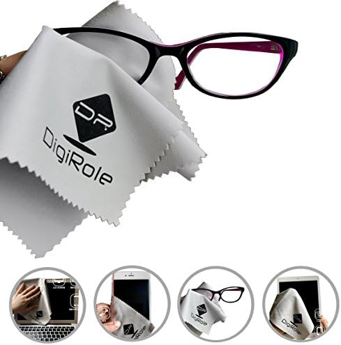Microfiber Cleaning Cloths (12 pack)- for all LCD Screens, Glasses , Lens, Eyeglasses, iPad, iPhone, Tablet,Cell Phone Cleaning Cloths for DSLR Camera Lenses.(1 Oversized 12x12'' and 11 Large 6x7inch)