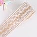 Burlap Ribbon Roll with Lace Z&S Groups 13Yards/468 inch Natural Burlap Craft Ribbon White Lace Rolls for Wedding Decorations Lace Arts and Crafts Burlap and Lace 78.7 Inch Each