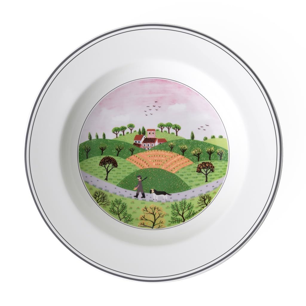 Villeroy & Boch Design Naif 21 cm Deep Plate, Huntsman