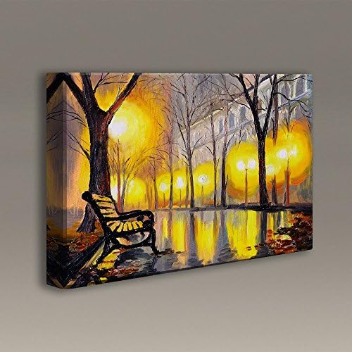 Acoustimac Acoustic art Panels : 3'x2'x2" - Evening Park Bench